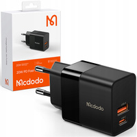 Mcdodo Schnellladegerät, USB, USB-C, 20 W, für iPhone, Universal, Schwarz