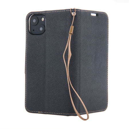 Etui Smart Fancy do iPhone 16 Pro 6,3" czarno-złote