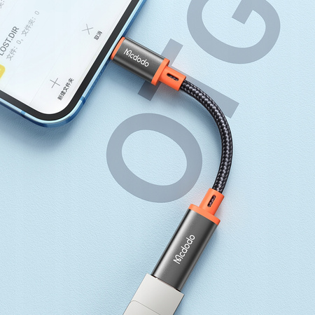 MCDODO PRZEJŚCIÓWKA ADAPTER LIGHTNING USB-C OTG 2A DO IPHONE X 11 12 13 14