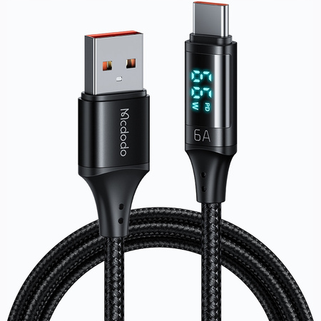 McDodo phone cable, DIGITAL PRO USB-C 5A 66W 1.2m black