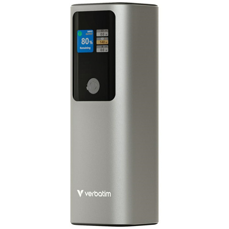 Powerbank Verbatim Charge n Go 27000mAh 140W 2xUSB-C PD 3.1 szary 32269