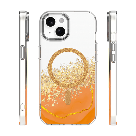Nakładka Epoxy Mag do iPhone 13 / 14 6,1" pomarańczowa