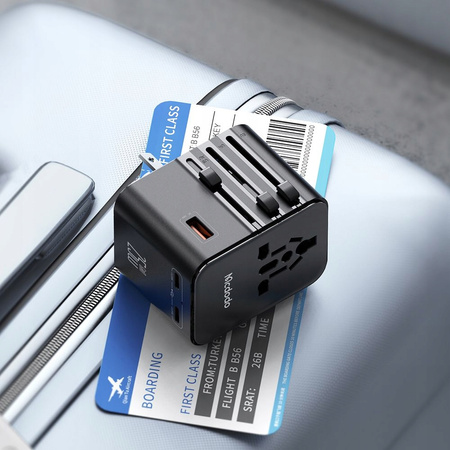 MCDODO 2W1 ŁADOWARKA ADAPTER PODRÓŻNY PRZEJŚCIÓWKA ANGIELSKA UK EU US 25W