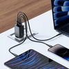 MCDODO SCHNELL-WANDLADEGERÄT NETZTEIL 3X USB-C PD USB GAN 67W 1M KABEL