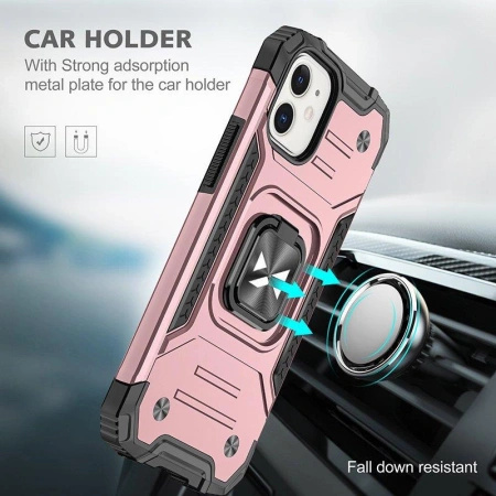 WOZINSKY RING ARMOR ETUI DO IPHONE 14 PLUS ZUCHWYT MAGNETYCZNY PANCERNE