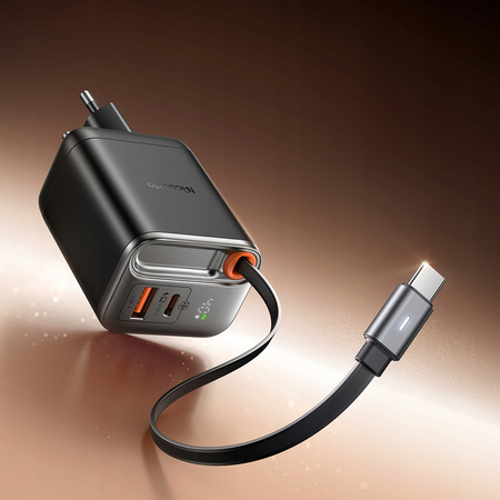 MCDODO SCHNELL-WANDLADEGERÄT NETZTEIL 3X USB-C PD USB GAN 40W 1M KABEL