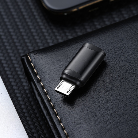 Adapter do telefonu Mcdodo, do Iphone -  Micro USB , czarny