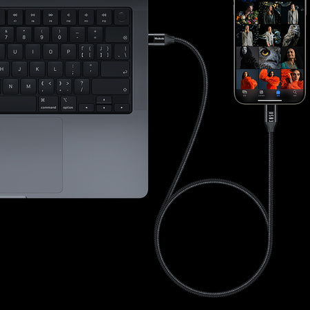 Cablu USB-C MCDODO cu încãrcare rapidã pentru MacBook, USB TIP C, 10 GBPS, 100 W, 4K, 1 m
