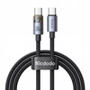 MCDODO KABEL USB-C SZYBKIE ŁADOWANIE USB TYP C 5A 100W 1M LED CZARNY