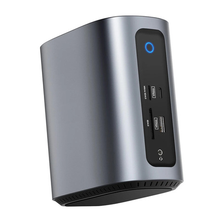 Stacja dokująca 17w1 Blitzwolf BW-TH15 2xHD+DP+4xC+3xUSB 3.0+USB 3.1+C 3.2+C PD+RJ45+micro SD+SD+3,5mm Audio