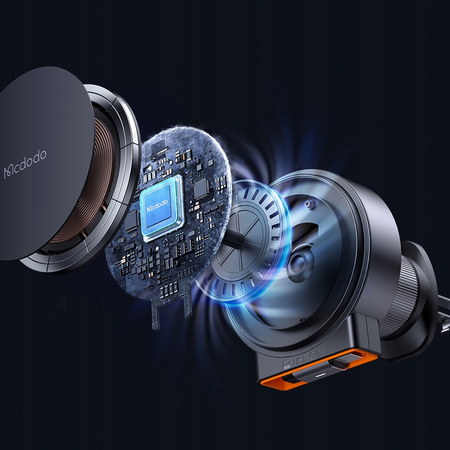 Suport telefon auto MCDODO cu încãrcãtor inductiv pentru iPhone, MagSafe