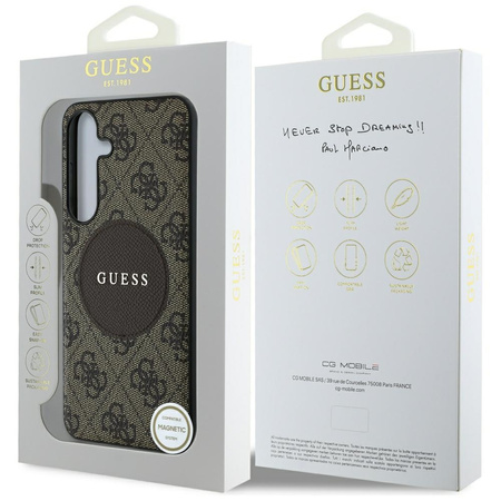 GUESS ETUI POKROWIEC MAGNETYCZNY TPU DO SAMSUNG GALAXY S25+ DO MAGSAFE