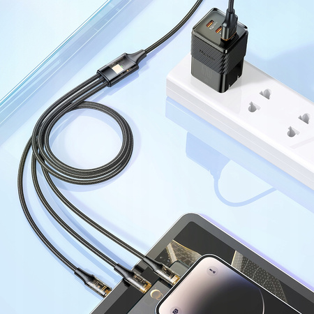 Mcdodo Micro-USB-Kabel, Lightning, USB-C, 3-in-1 6A 100W