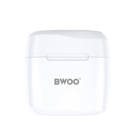 BWOO Bezprzewodowe słuchawki TWS BW94-WH białe