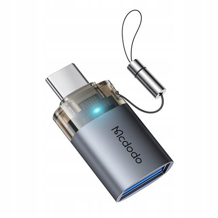 MCDODO Adapter USB-A 3.0 auf USB-C auf USB Typ C 3A 5GB OTG LED