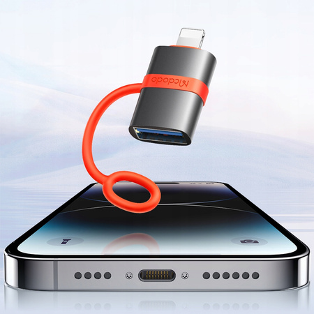 ADAPTOR MCDODO USB-A 3.0 LA LIGHTNING IPHONE IPAD 3A OTG