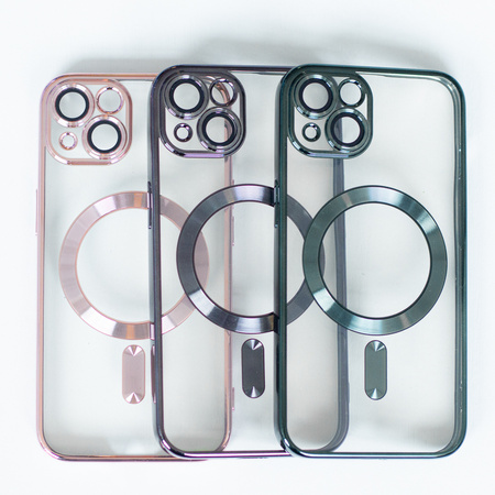 Nakładka Color Chrome Mag do iPhone 16e / 17e zielona