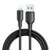 MCDODO USB-Lightning-Ladekabel mit Schnellladefunktion für iPhone, 1 m, LED, Schwarz