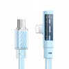 Mcdodo Schnellanschluss-USB-C-Lightning-Kabel mit Winkelstecker, 36 W, 1,8 m, Blau