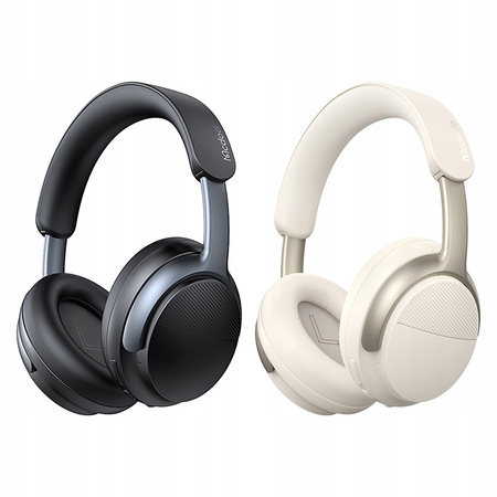 MCDODO SŁUCHAWKI BEZPRZEWODOWE NAUSZNE BLUETOOTH Z MIKROFONEM ANC BEŻOWE