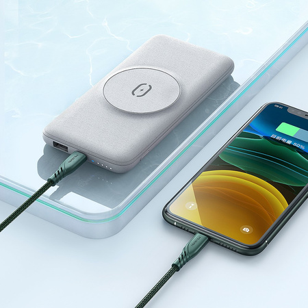 Acumulator extern Mcdodo 10000mAh PD 3.0 pentru iPhone, gri magnetic