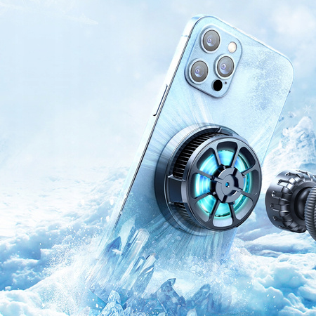 Car holder, with inductive charger, magnetic, with cooling system Mcdodo