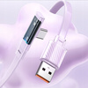 Cablu USB-C, unghiular, puternic, super rapid, Mcdodo, 100W, 1,2 m, violet