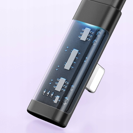 MCDODO KABEL KĄTOWY USB-C LIGHTNING PŁASKI 36W DO IPHONE 12 13 14 CZARNY 1M