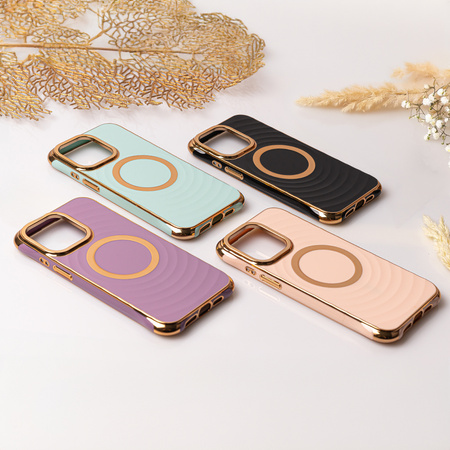 Nakładka Circle Glam Mag do iPhone 14 Pro 6,1" różowa