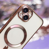 Nakładka Color Chrome Mag do iPhone 16e / 17e różowo-złota