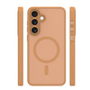 Nakładka Mag Matt do Samsung Galaxy S26 brązowa camera protection