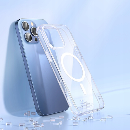 MCDODO MAGNETIC CASE CLEAR CASE REINFORCED FOR MAGSAFE IPHONE 16 PRO MAX