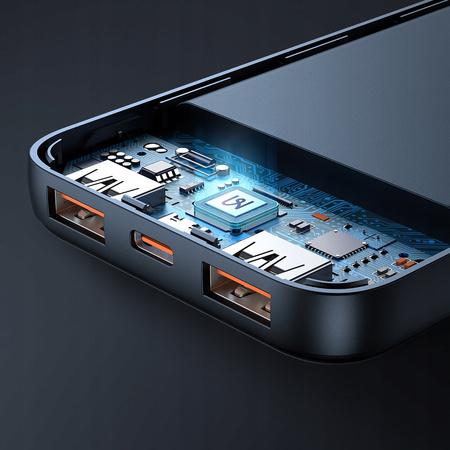 MCDODO POWERBANK 10000 mAh MIT DISPLAY 3X USB USB-C 22,5 W + USB-C-KABEL