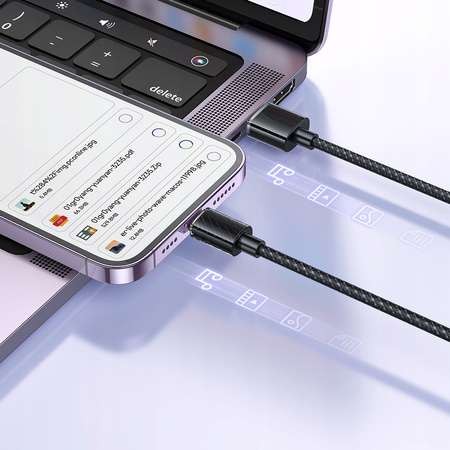 Mcdodo Starkes Schnellladekabel USB Lightning 36W 1,2M Schwarz