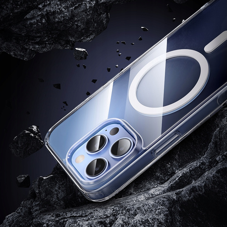 MCDODO Magnetische, transparente Hülle, verstärkt für MAGSAFE iPhone 16 Pro Max