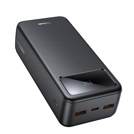 MCDODO DUŻY POWERBANK 30000 MAH SZYBKIE ŁADOWANIE 3 X USB-C USB-A CZARNY