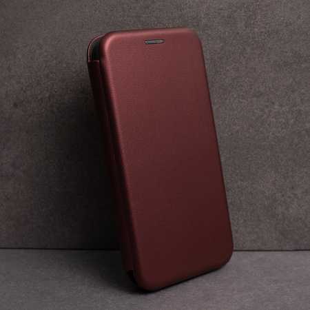Etui Smart Diva do iPhone 16 Plus 6,7" burgundowe