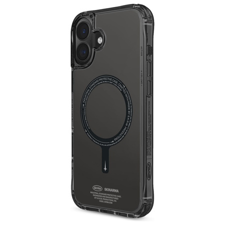 Skinarma etui Saido iPhone 16 6.1       Magnetic Charging czarny/black
