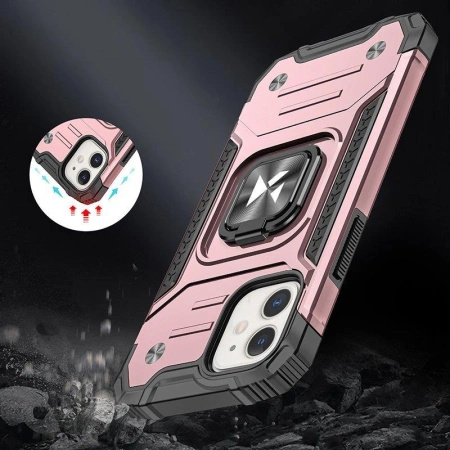 WOZINSKY RING ARMOR ETUI DO IPHONE 14 PLUS ZUCHWYT MAGNETYCZNY PANCERNE