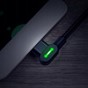 Cablu de telefon Mcdodo, încãrcare rapidã, unghi de 90° cu LED, MICRO USB, negru 1,2 m