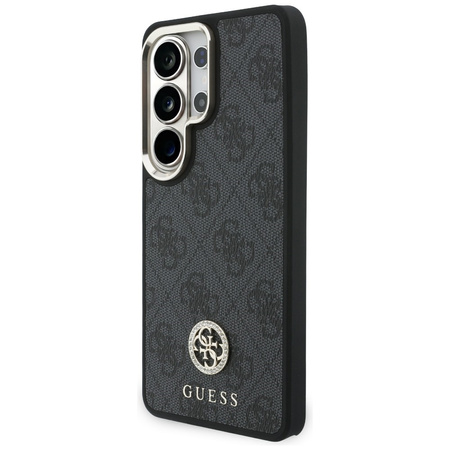 Guess nakładka 4G Big Rhinestone Triangle Strap MagSafe do Samsung Galaxy S26 Ultra czarna