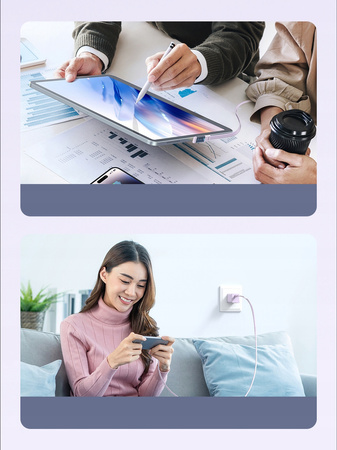 Cablu USB-C Lightning Mcdodo cu înclinare rapidã, 36W, 1,2M, violet