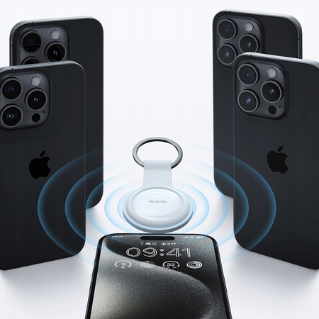 MCDODO MINI LOKALIZATOR GPS DO AUTA ROWERU KLUCZY DLA DZIECKA KOTA PSA TAG