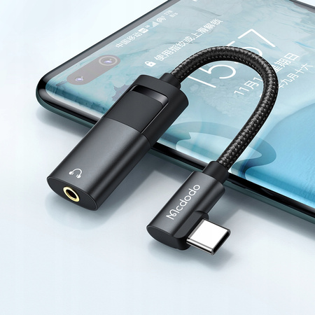 Mcdodo-Telefonadapter, USB-C, 3,5-mm-Miniklinkenanschluss, mit DAC