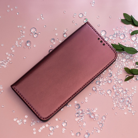 Etui Smart Magnetic do Oppo A6 4G / A6 5G / A6X 4G / A6X 5G / A6S 4G / A6S 5G Global burgundowe
