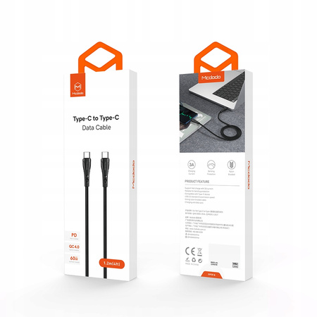 Mcdodo phone cable with Car Play and android Auto support, USB-C PD QUICK CHARGE 4+ 20cm