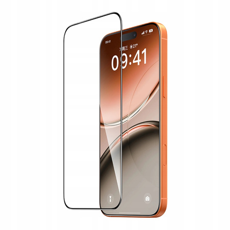 MCDODO SZKŁO HARTOWANE AUTOFIT MOCNA SZYBKA DO ETUI DO IPHONE 17 PRO MAX