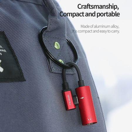 Mcdodo Adapter USB-C auf 3,5-mm-Miniklinke + Laden ohne DAC