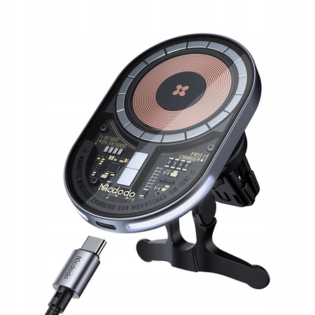 Mcdodo Prism Autohalterung, kabelloses Ladegerät, magnetisch für iPhone