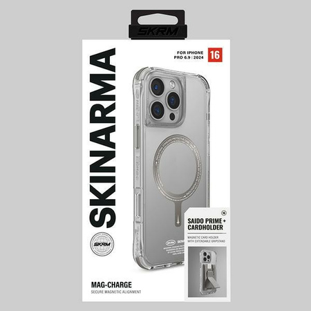 Skinarma etui Saido iPhone 16 Pro Max 6.9 Magnetic Charging titanium